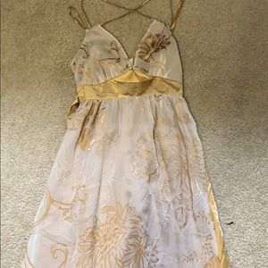 Arden b spaghetti strap crisscross  zipper back